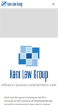 Mobile Screenshot of kanilaw.com